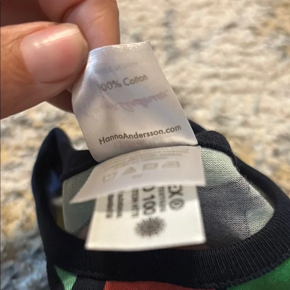 Hanna Andersson* Colorful Geometric Kids Dress (ice cream cones) - Picture 3 of 5